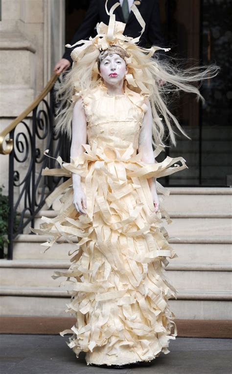 lady gaga weird dress.